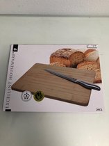 Mooie brood snijplank. Inclusief mes