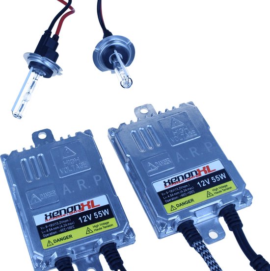H7 Xenon Set 6000K Canbus 55W AC PROLINE metaal voet 55W EXTRA VEL