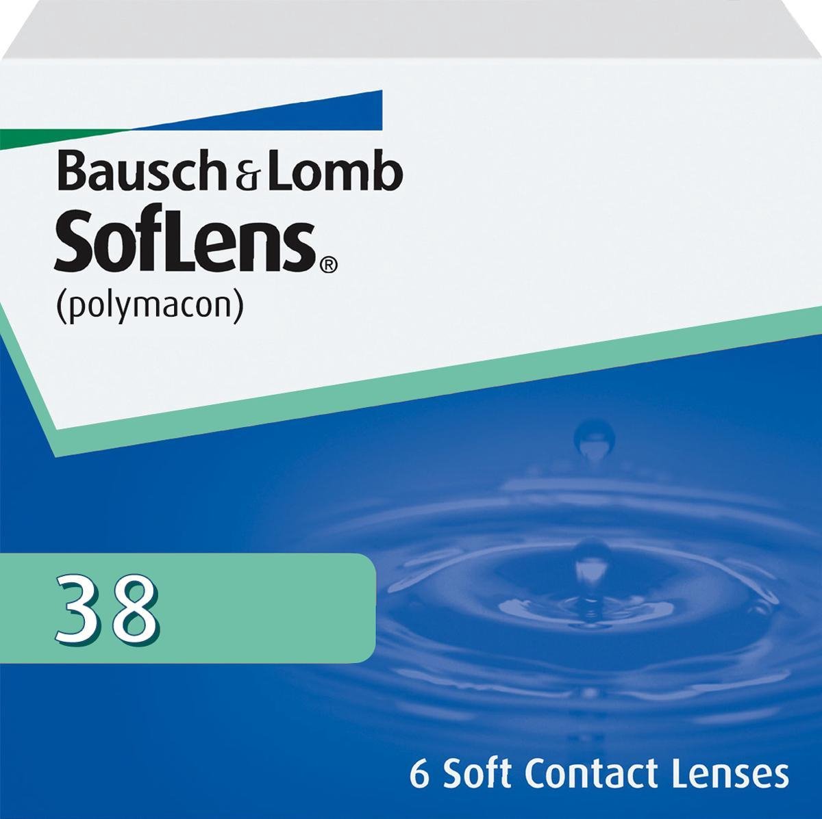 -0.25 - SofLens® 38 - 6 pack - Maandlenzen - BC 8.40 - Contactlenzen