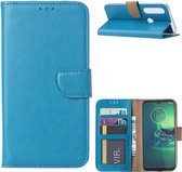 Motorola Moto G8 Plus - Bookcase Turquoise - portemonee hoesje