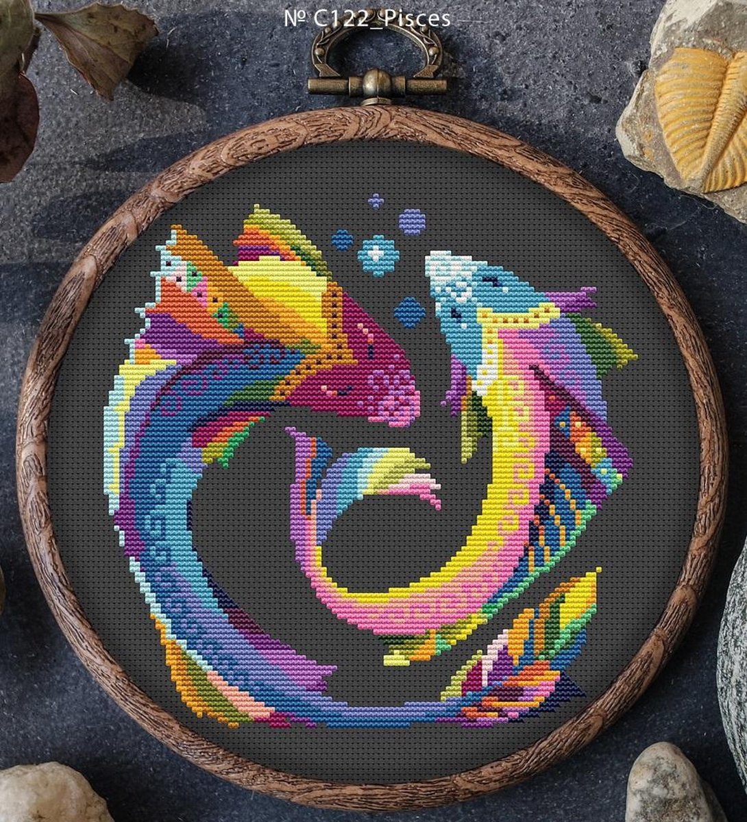 BORDUURPAKKET MANDALA STERRENBEELD VISSEN