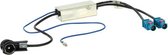 Antenne Adapter met Diversity 2x Fakra> ISO Phantom supply