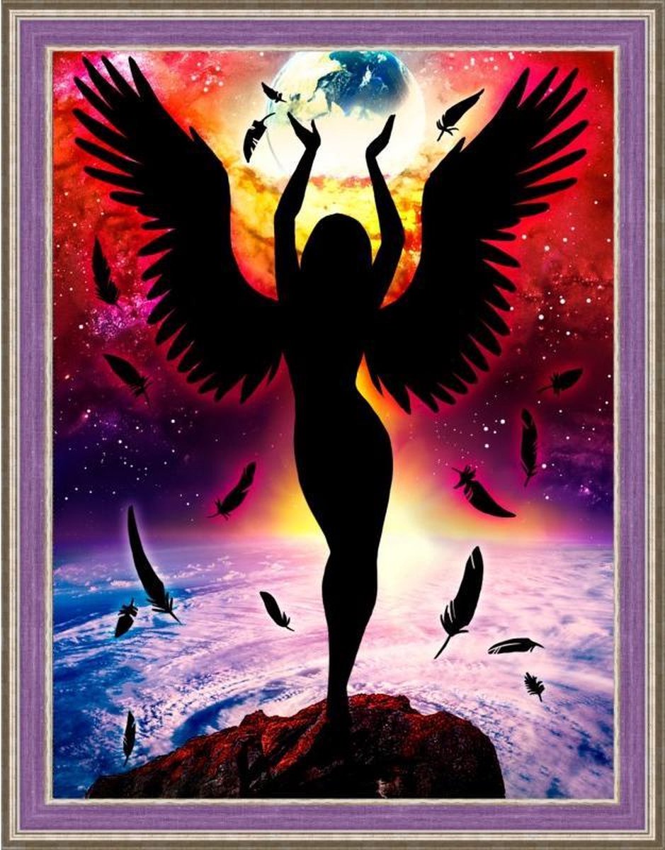 Daimond Painting kit Dark Angel 30x40