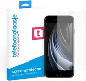Telefoonglaasje Screenprotector - Geschikt voor iPhone SE (2020) - Case Friendly - Gehard Glas - Beschermglas