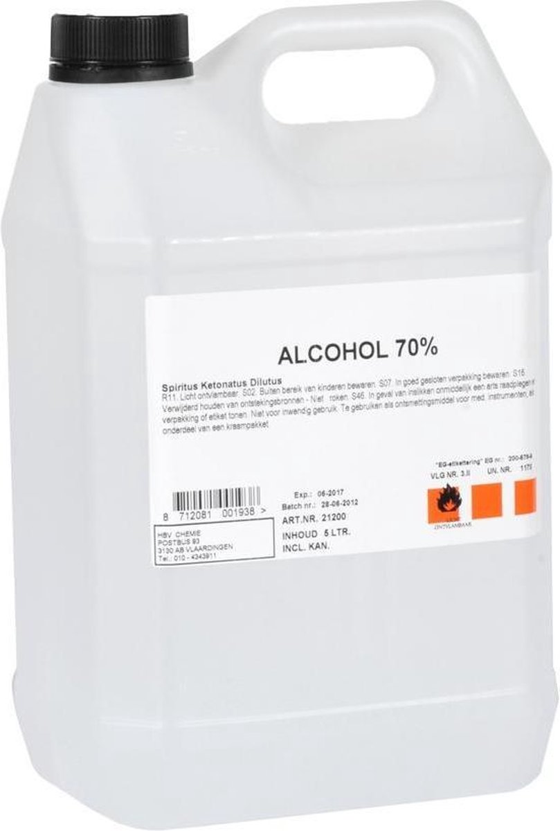 Goedkoopste Givani Alcohol 70 5 Liter Voordeelcan