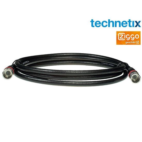 Technetix RLA++ 4G/LTE proof modemkabel - 1,5 meter/Ziggo/UPC/ Modem coax  kabel | bol.com