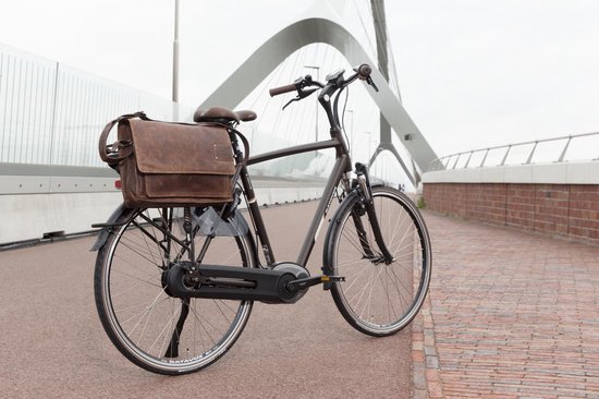 Sacoche Simple New Looxs Barolo Leather - 13 litres - Cognac