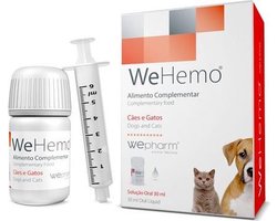 Wepharm WeHemo - 30 ml - Ondersteuning Bij Bloedarmoede En Algemene Ontwikkeling Voor Honden en Katten - Natuurlijk Supplement