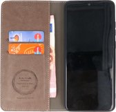 Kaarthouder Portemonnee Book Case - Hoesje Geschikt voor Samsung Galaxy S20 Ultra - Grijs