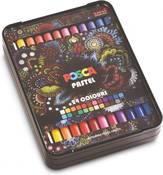 Coffret de 36 crayons de couleur POSCA Pencil - Couleurs assorties