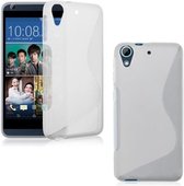 HTC Desire 628 smartphone hoesje siliconen tpu case s-line wit