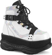Demonia Plateau sneakers -39 Shoes- NEPTUNE-181 US 7 Wit
