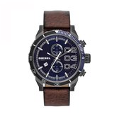 Diesel DZ4312 - Horloge - 48 mm - Leer - Bruin