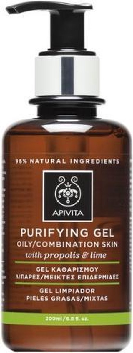 Apivita Face Care Cleansers Cleansing Gel with Propolis & Lime