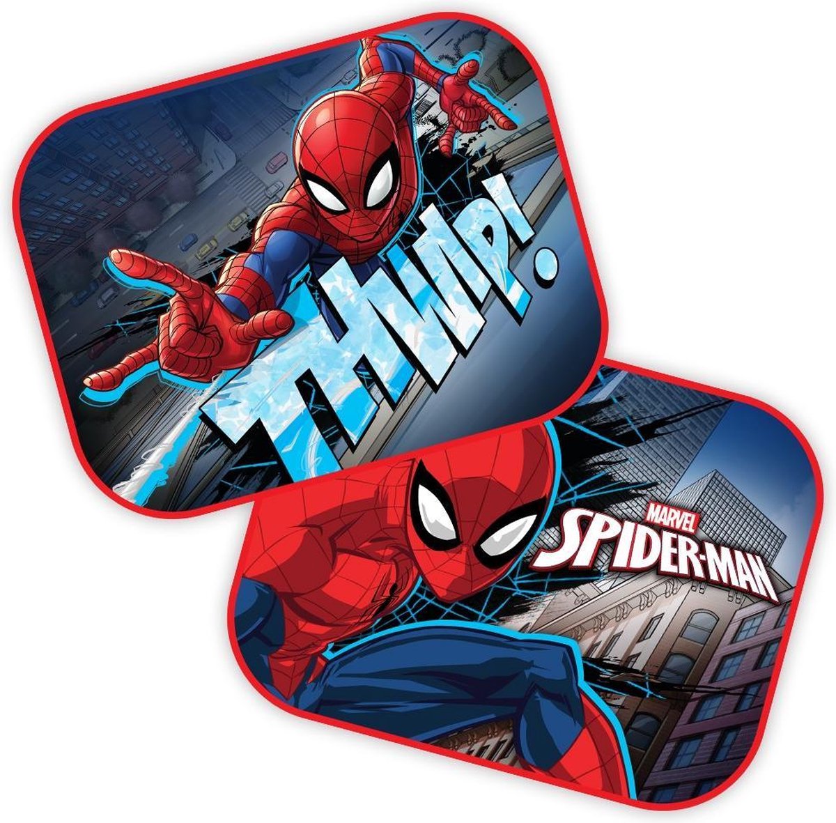 Marvel Spider-man Zonneschermen 44 X 35 Cm 2 Stuks