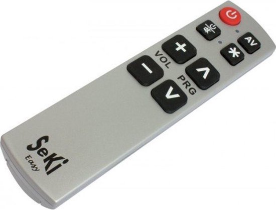 Télécommande universelle pour personnes âgées / malvoyantes Seki Easy -  Silver | bol.com