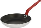 De Buyer Choc HACCP Koekenpan met Rood Handvat - Ø 24cm - Aluminium