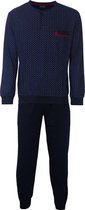 Paul Hopkins Heren Pyjama Donker Blauw PHPYH2801A - Maten: S