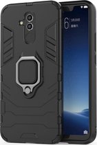 Huawei Mate 20 Lite Magnetische Backcover - Zwart - voor Autohouder