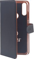 Celly - Huawei Y6 (2019) - Wally Bookcase Black - Openklap Hoesje Huawei Y6 - Huawei Case Black