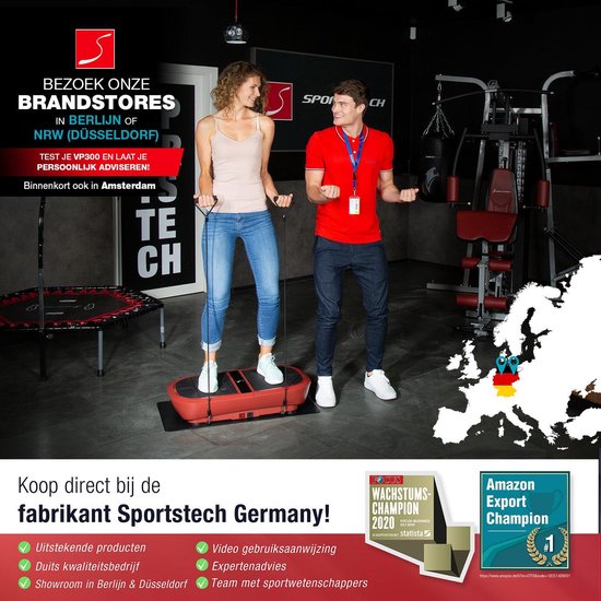 Bol Com Sportstech Trilplaat Vp300 Power Plate Bluetooth 5 Extra Sportstech Fitnessbanden