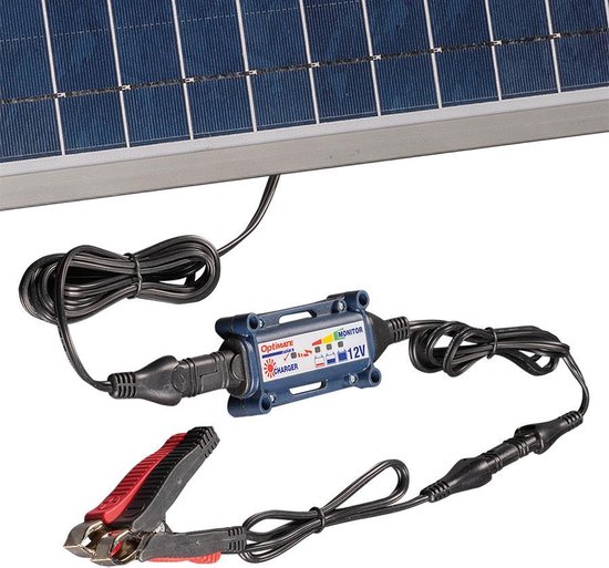 OptiMate Solar + 60W Solar Panel, 6-stappen, 12V 5A gesloten solar accu  besparende... | bol.com