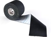 PREMIUM Kinesiologie Tape - Sporttape - 100% geweven katoen / waterbestendig - rollengte 5m, breedte 7,5cm - zwart