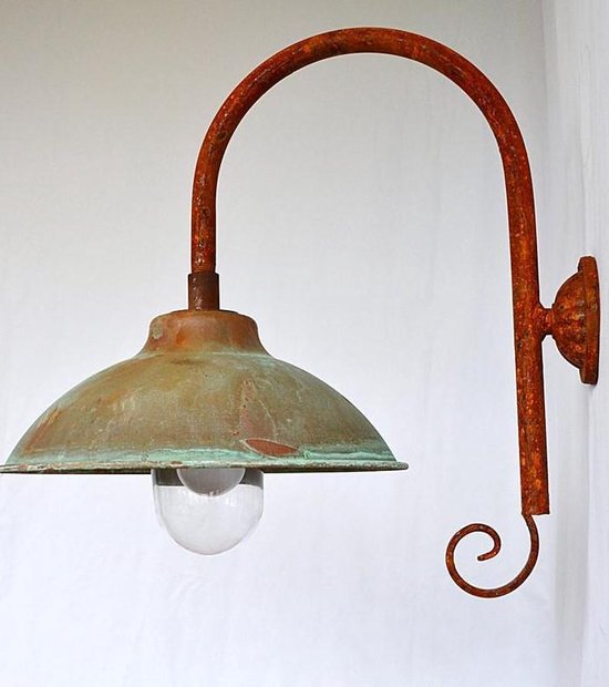 Kader onregelmatig een kopje Buitenlamp-wandlamp-vintage- 1004 | bol.com