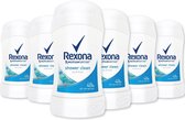 Rexona Deo Stick - Shower Fresh -  Voordeelverpakking 6 x 40 ml