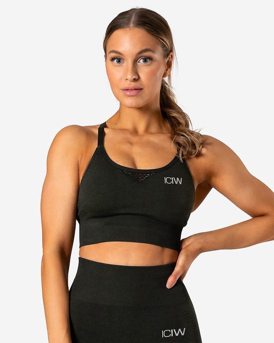 ICIW Define Seamless Sports Bra Graphite Size XS / sportbeha / sport / beha