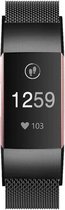 Shop4 - Fitbit Charge 2 Bandje - Small Metaal Zwart