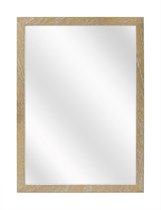 Spiegel met Vlakke Houten Lijst - Vergrijsd - 40x60 cm