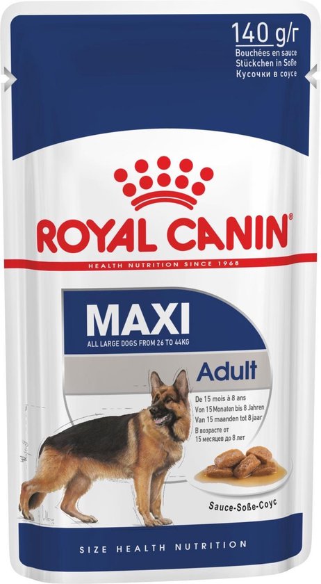 Nieuwe betekenis Je zal beter worden Laatste Royal Canin Shn Maxi Adult Pouch - Hondenvoer - 10 x 140 g | bol.com
