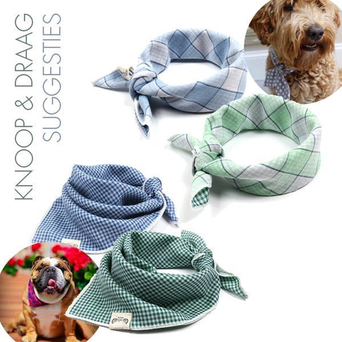 URROMA Rood Formeel Hond Smoking Katoenen Bandana Hond