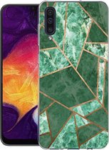 iMoshion Design voor de Samsung Galaxy A50 / A30s hoesje - Grafisch Koper - Groen / Goud