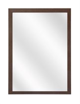 Spiegel met Vlakke Houten Lijst - Koloniaal - 30x40 cm