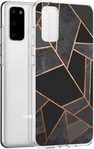 iMoshion Design voor de Samsung Galaxy S20 hoesje - Grafisch Koper - Zwart / Goud