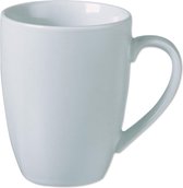 Koffiekop / Mok - Wit - 29 cl - Porselein - Set van 4