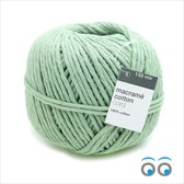 Luxe Macramé touw - 5mm - 150 Meter - Jade Groen