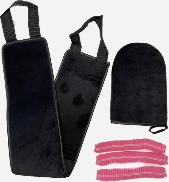 EsPoducts® Zelfbruiner handschoen en rug tanning set | Te gebruiken voor Zelfbruinings Spray en Mousse
