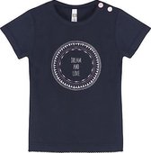 Babykleding - T-shirt - Meisjes - Ducky beau - Maat 68 - Navy