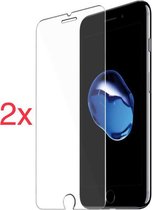 2x Screenprotector Geschikt voor Apple iPhone 6/6s/7/8 - Tempered Glass Screenprotector