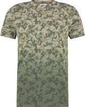Purewhite -  Heren Slim Fit   T-shirt  - Groen - Maat M