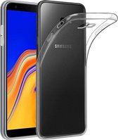 HB Hoesje Geschikt voor Samsung Galaxy J4 Plus - Siliconen Back Cover - Transparant