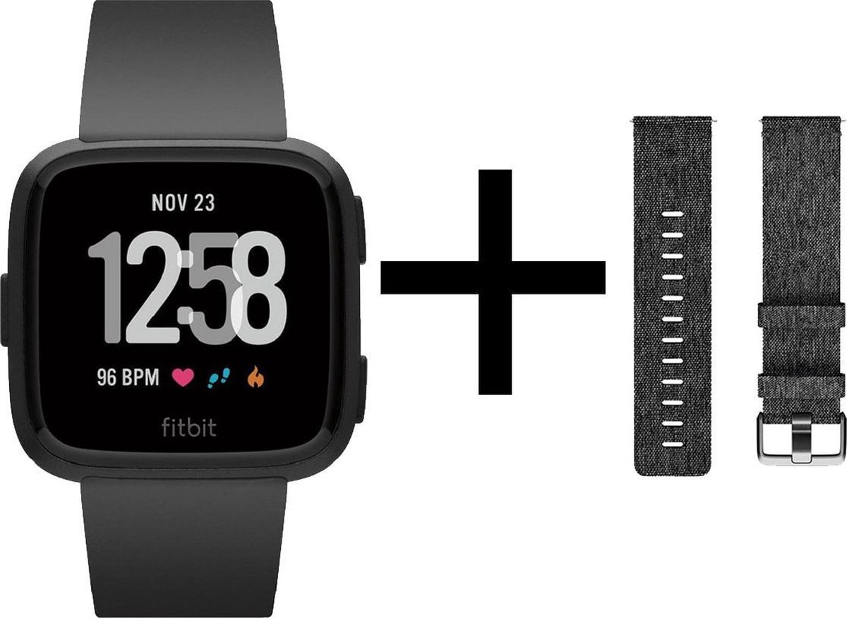 Fitbit Versa - Smartwatch - Special Edition - Zwart - Fitbit