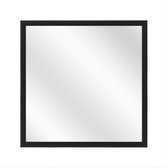 Spiegel met Luxe Aluminium Lijst - Mat Zwart - 40x40 cm