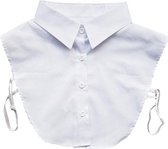 Blouse kraagje WIT - Maat XL/40 cm | Dames & Heren kraag