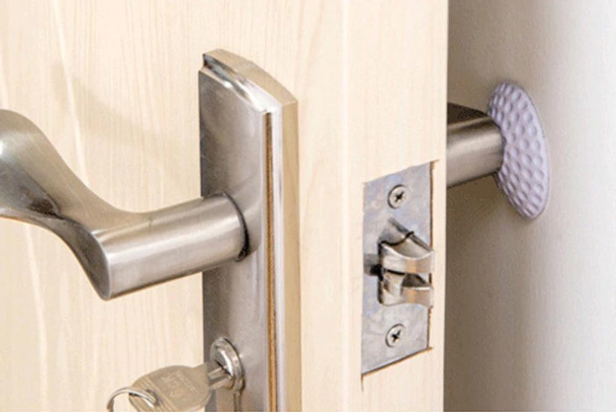 Zelfklevende deurbeschermers - Deurbescherming - 2 Stuks - Wit - Merkloos