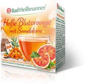 Bad Heilbrunner Kruidenthee - Hete Bloedsinaasappel met Duindoorn Thee - 15 Piramidezakjes