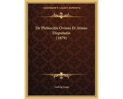 de Plebiscitis Ovinio Et Atinio Disputatio (1879)